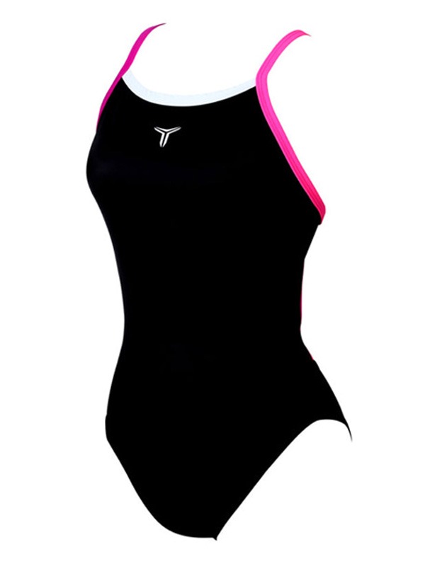 토네이도 여성 준선수용 원피스 수영복 SLS1843 BLK