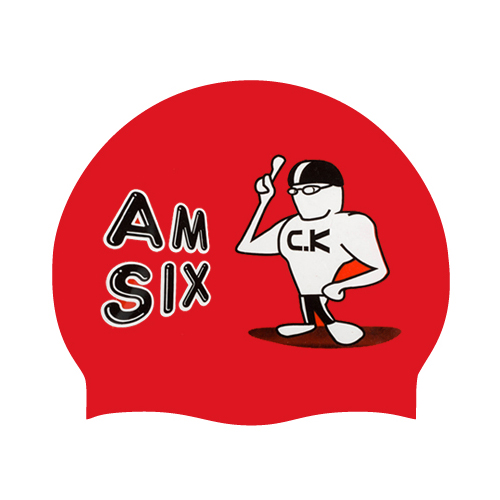 [납품단체수모] AM SIX CK 실리콘수모 2도